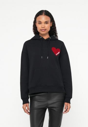 Пуловер с капюшоном