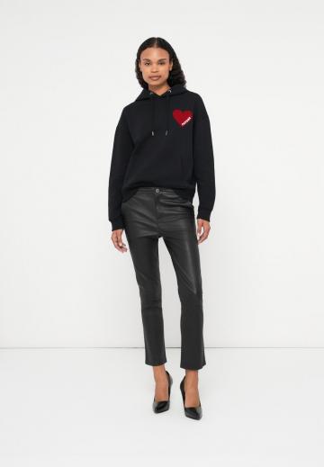 Пуловер с капюшоном