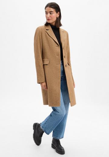 Шерстяное пальто