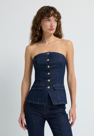 Джинсовая блузка