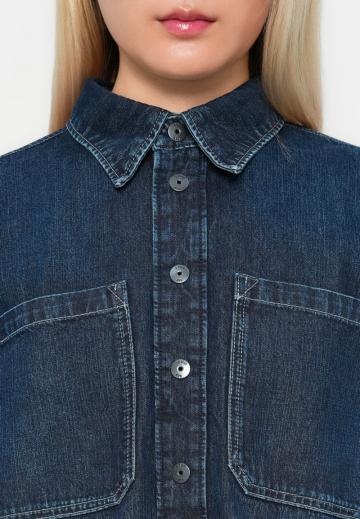Джинсовая блузка