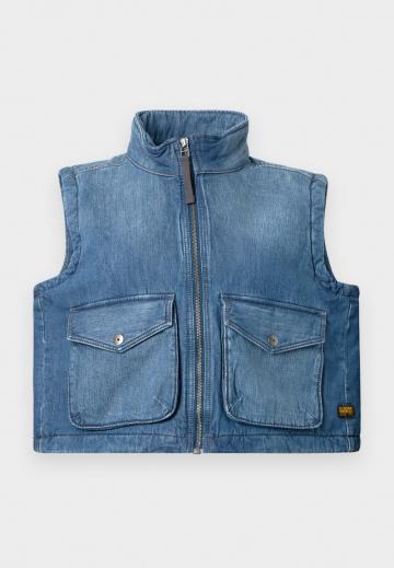 Джинсовая жилетка