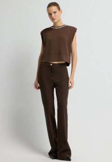 Блузка без рукавов