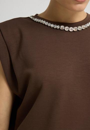 Блузка без рукавов