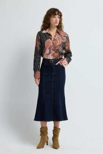 Джинсовая юбка