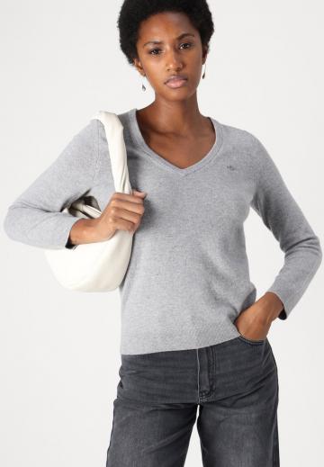 Пуловер с рукавом три четверти