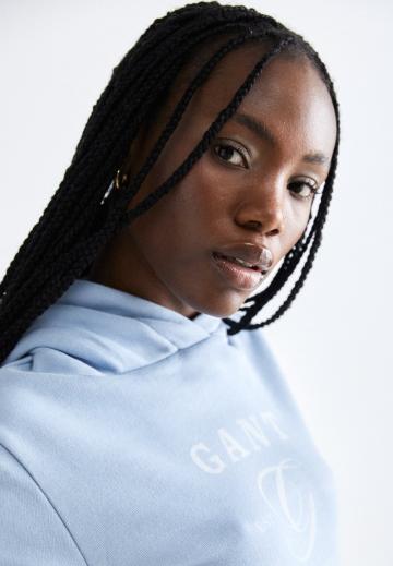 Пуловер с капюшоном