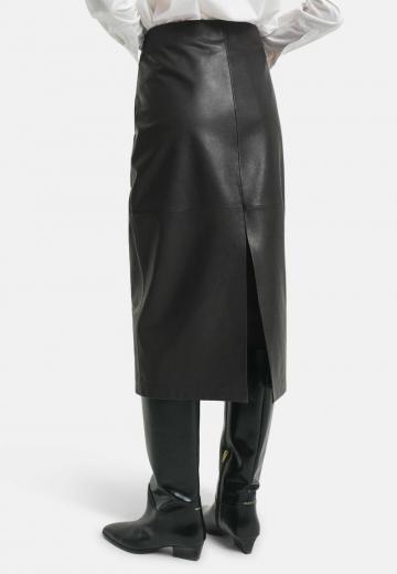 Кожаная юбка