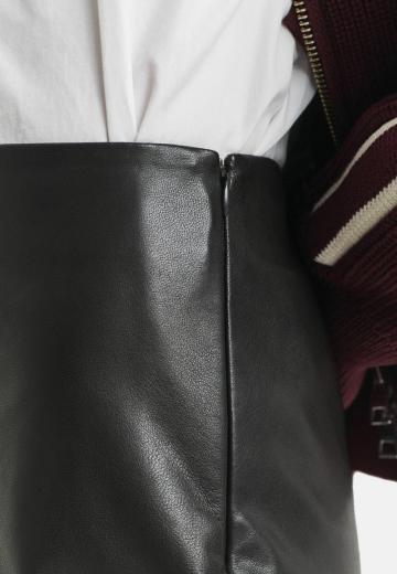 Кожаная юбка