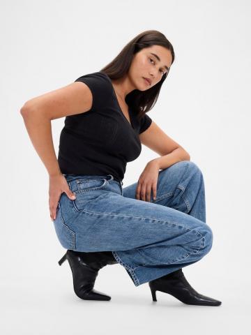 Прямые джинсы