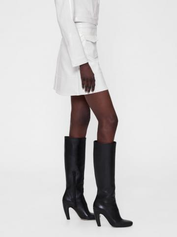 Кожаная юбка