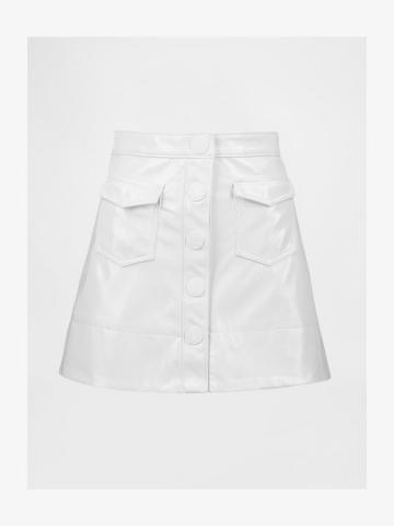 Кожаная юбка