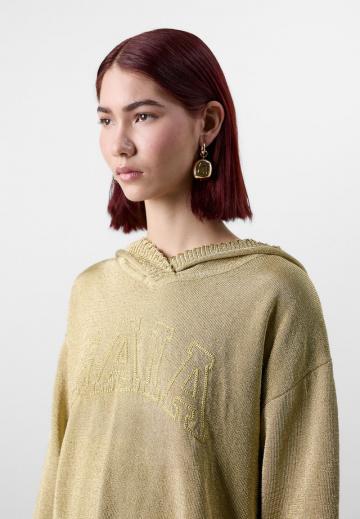 Пуловер с капюшоном