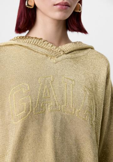 Пуловер с капюшоном