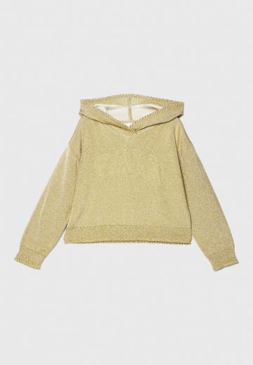 Пуловер с капюшоном