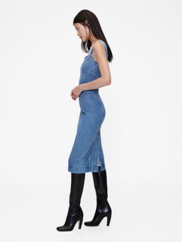 Джинсовое платье