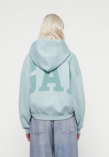 Пуловер с капюшоном