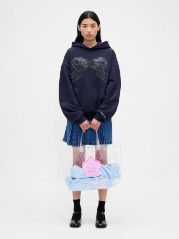 Пуловер с капюшоном