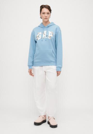 Пуловер с капюшоном