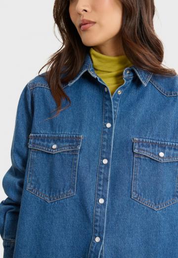 Джинсовая блузка