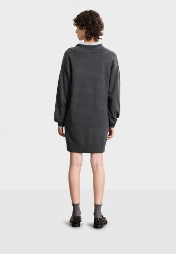 Вязаное платье