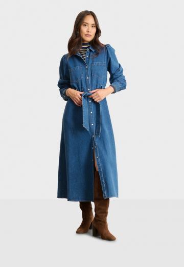 Джинсовое платье