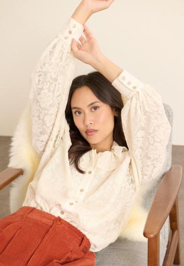 Кружевная блузка