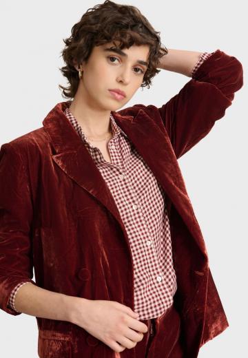 Длинный блейзер