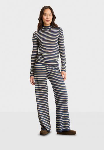 Пуловер в полоску