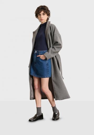 Шерстяное пальто