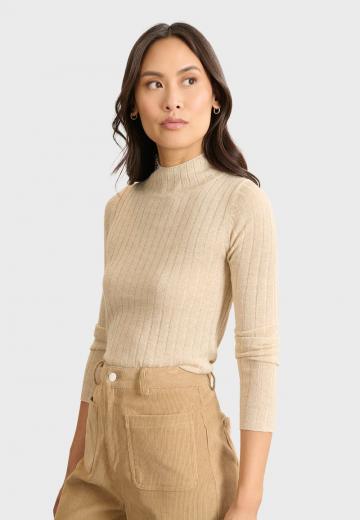 Пуловер с рукавом три четверти