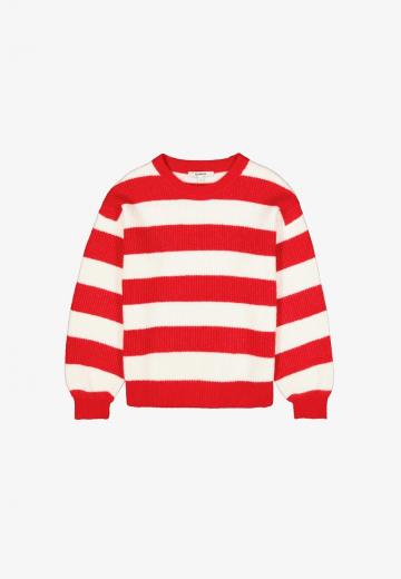 Пуловер в полоску