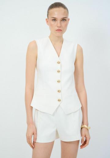 Джинсовая жилетка