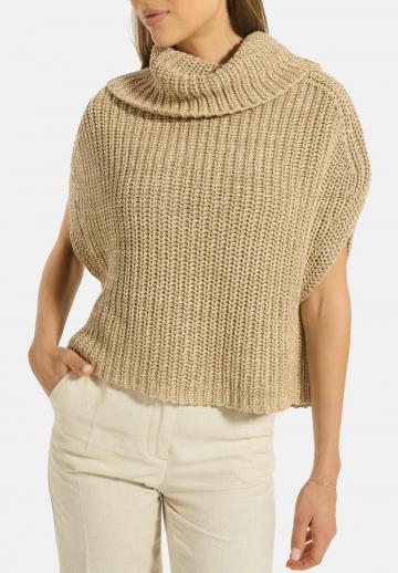 Пуловер без рукавов