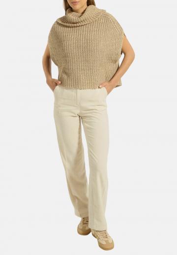 Пуловер без рукавов