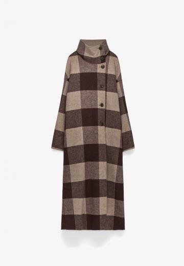 Шерстяное пальто