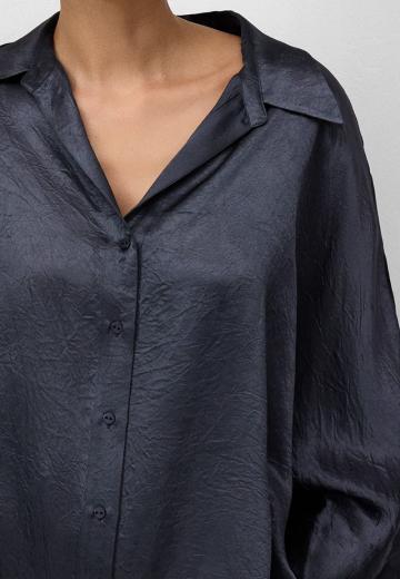 Атласная блузка