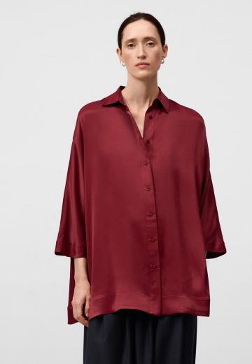 Атласная блузка