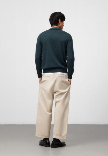 Поло с длинным рукавом