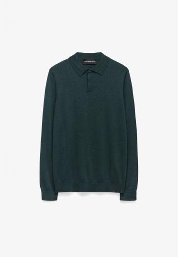 Поло с длинным рукавом