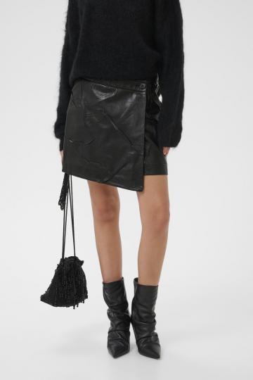 Кожаная юбка