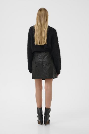 Кожаная юбка