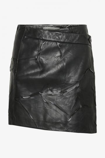 Кожаная юбка