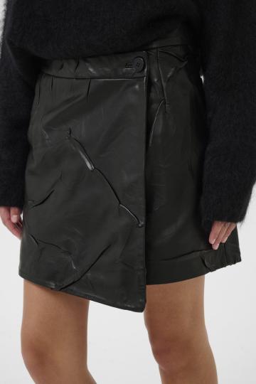 Кожаная юбка