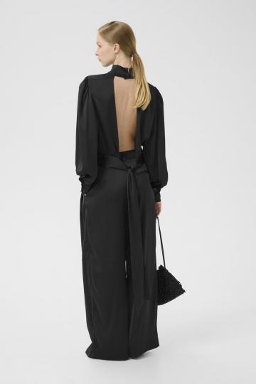 Атласная блузка