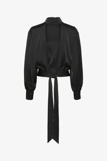 Атласная блузка