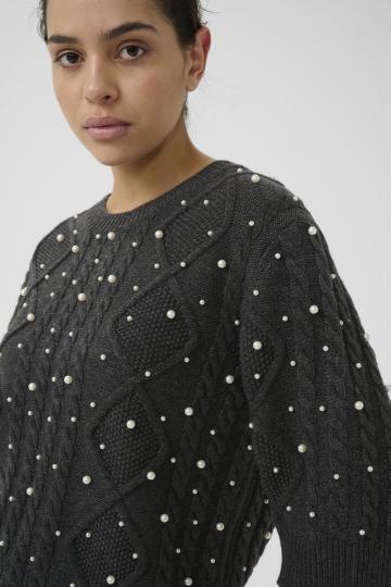 Пуловер с рукавом три четверти