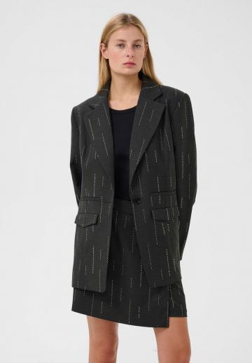 Длинный блейзер