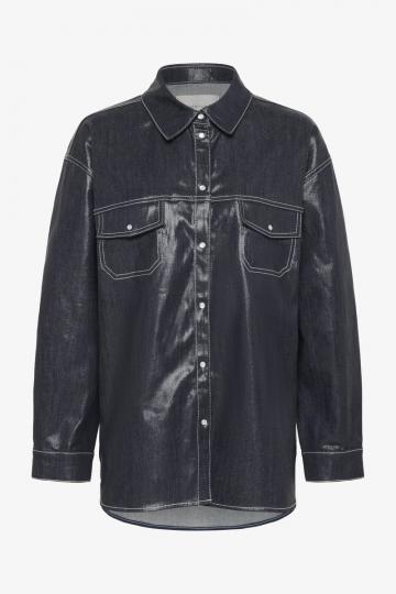 Джинсовая блузка