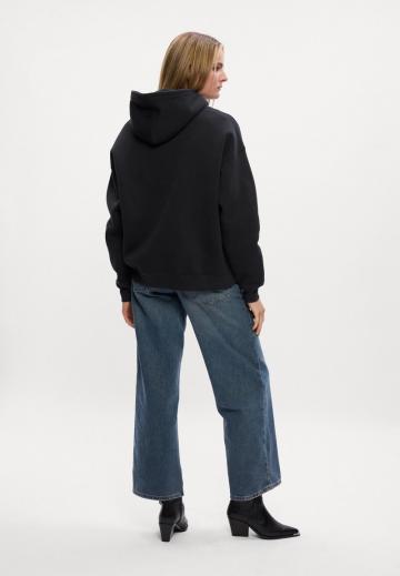 Пуловер с капюшоном